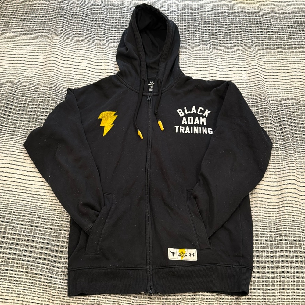 Black Adam zip up hoodie